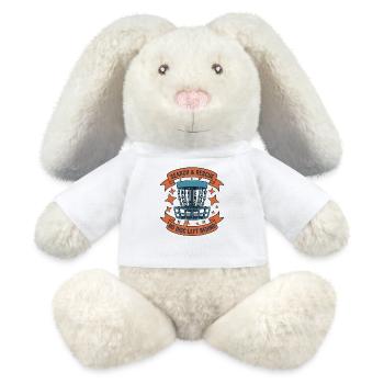 Recherche et sauvetage : aucun disque laissé derrière Disc golf - Lapin en peluche recyclé MiniFeet® Crème - blanc - Devant