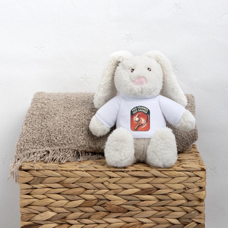 Spin Make Win - Ping Pong MiniFeet® RecycelHase® Bunny Cream