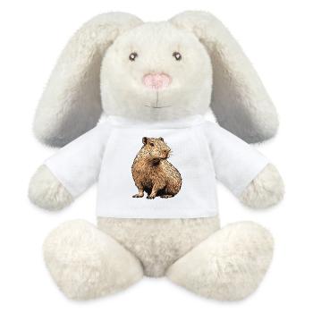Capybara - MiniFeet® RecycelHase® Bunny Cream - white - Front