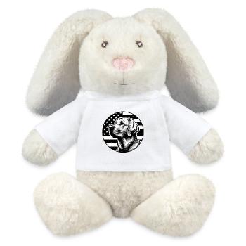 Labrador Golden Retriever Lab - MiniFeet® RecycelHase® Creme - Weiß - Vorne