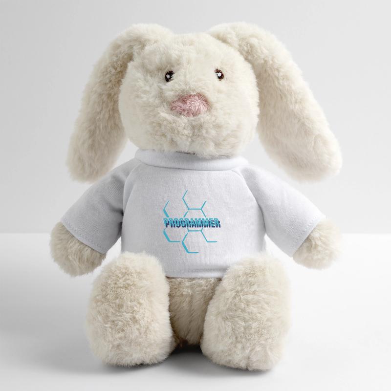 Computer programmer - Programmierer MiniFeet® RecycelHase® Creme