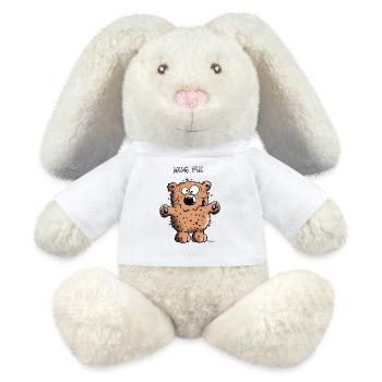 Hug Me Braunbär - MiniFeet® RecycelHase® Creme - Weiß - Vorne