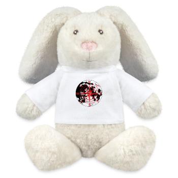 Himmelsrichtung Kompass Richtung Windrose Outdoor - MiniFeet® RecycelHase® Creme - Weiß - Vorne