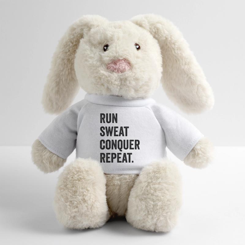 Run. Sweat. Conquer. Repeat. MiniFeet® RecycelHase® Bunny Cream