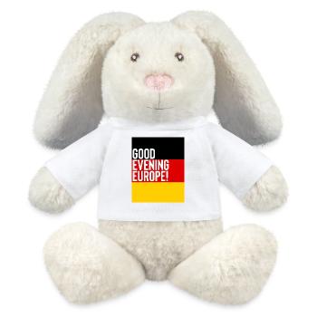 Deutschland Eurovision Song Contest - MiniFeet® RecycelHase® Creme - Weiß - Vorne
