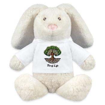 Tree of Life - MiniFeet® RecycelHase® Bunny Cream - white - Front