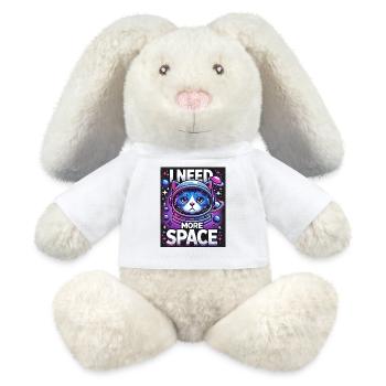 I Need More Space - MiniFeet® RecycelHase® Bunny Cream - white - Front