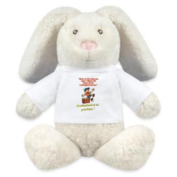 Edge Jump Laugh Flash - MiniFeet® RecycelHase® Bunny Cream - white - Front