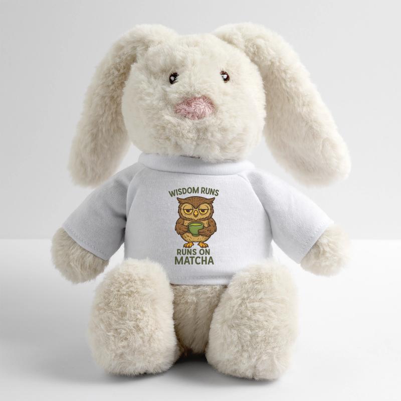 Matcha Owl / Eagle Owl MiniFeet® RecycelHase® Bunny Cream