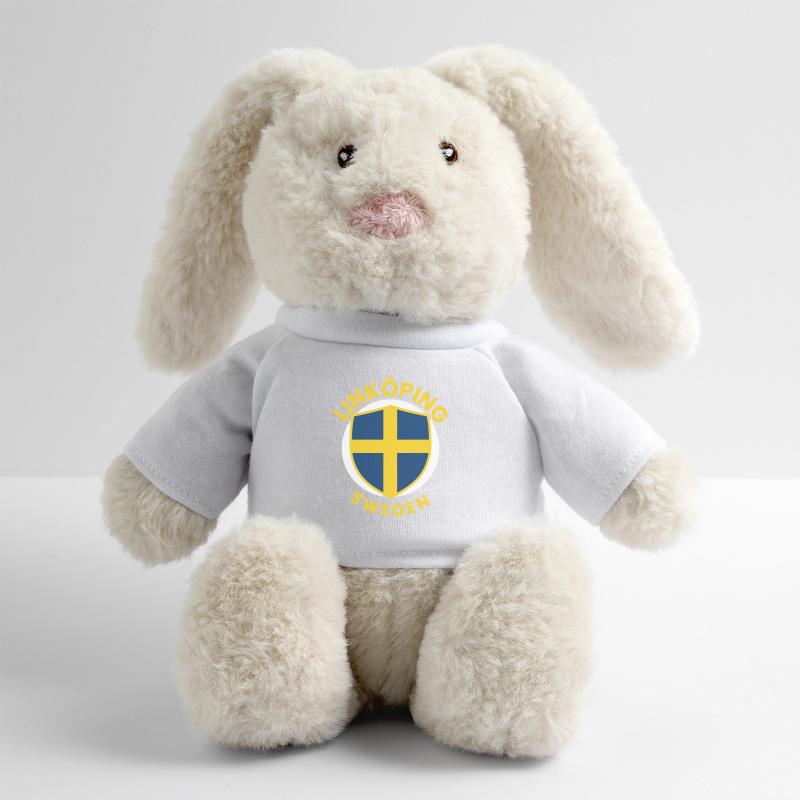 Linköping Suède Shield Tee Lapin en peluche recyclé MiniFeet® Crème