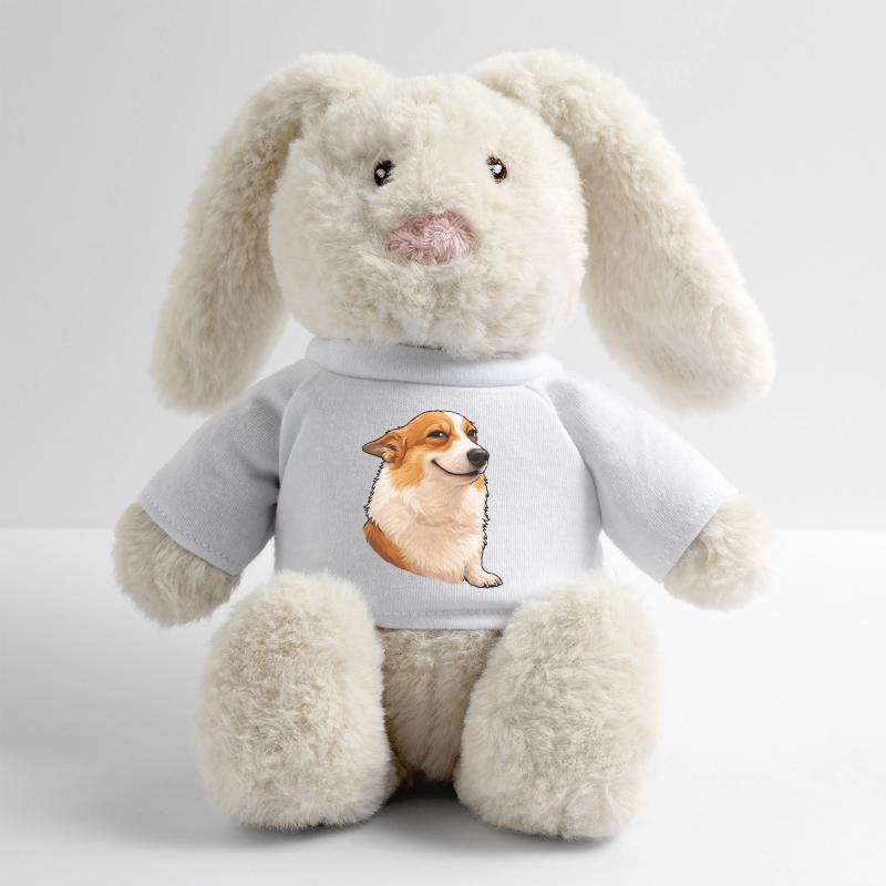 Smug Corgi – Chef Blick mit Attitude MiniFeet® RecycelHase® Creme