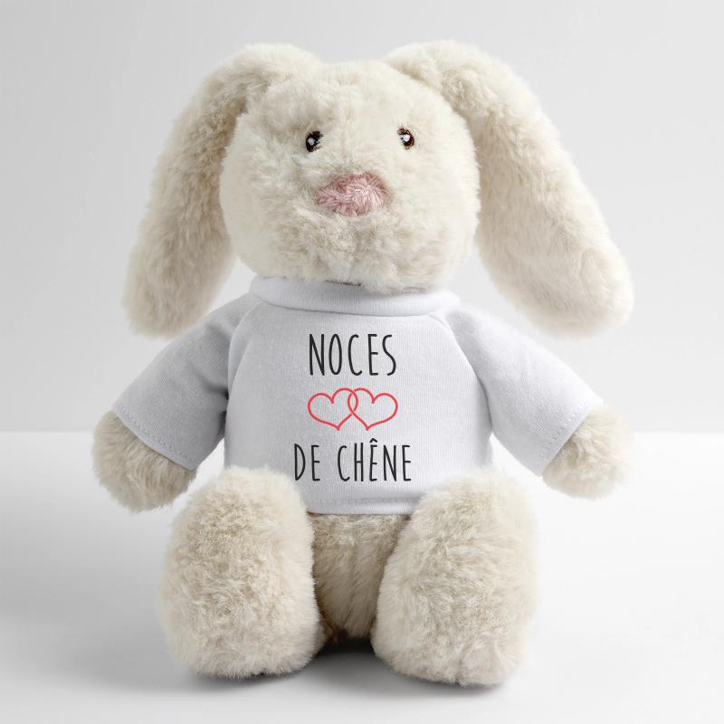Oak Wedding 80 Years MiniFeet® RecycelHase® Bunny Cream