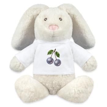 Disco Cherry - MiniFeet® RecycelHase® Creme - Weiß - Vorne