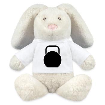 Kettle bell - MiniFeet® RecycelHase® Bunny Cream - white - Front