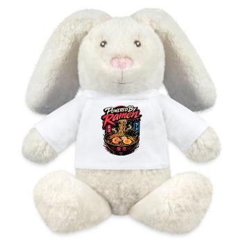 Powered By Ramen Japan Food - MiniFeet® RecycelHase® Creme - Weiß - Vorne