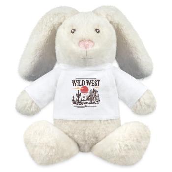 Wilder Westen - MiniFeet® RecycelHase® Creme - Weiß - Vorne