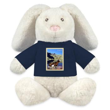 Gredos National Park - MiniFeet® RecycelHase® Bunny Cream - french navy - Front