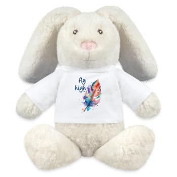fly high - MiniFeet® RecycelHase® Creme - Weiß - Vorne