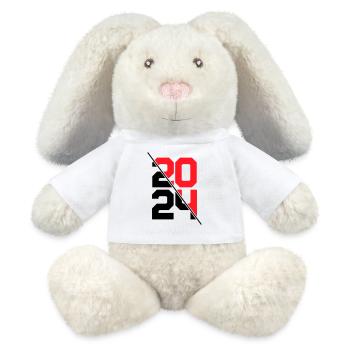 2024 Jahr - MiniFeet® RecycelHase® Creme - Weiß - Vorne