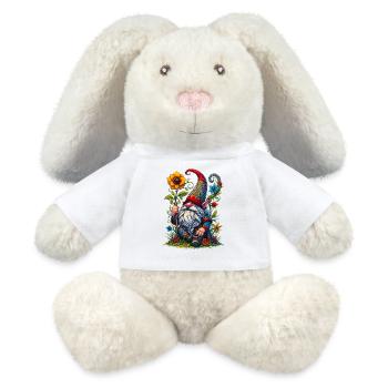 Gnome Goblin Elf - MiniFeet® RecycelHase® Bunny Cream - white - Front