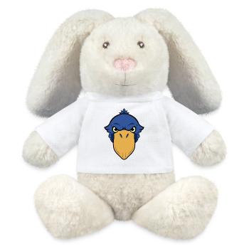 Shoebill Bird Ornithologist Forest I Gift - MiniFeet® RecycelHase® Bunny Cream - white - Front