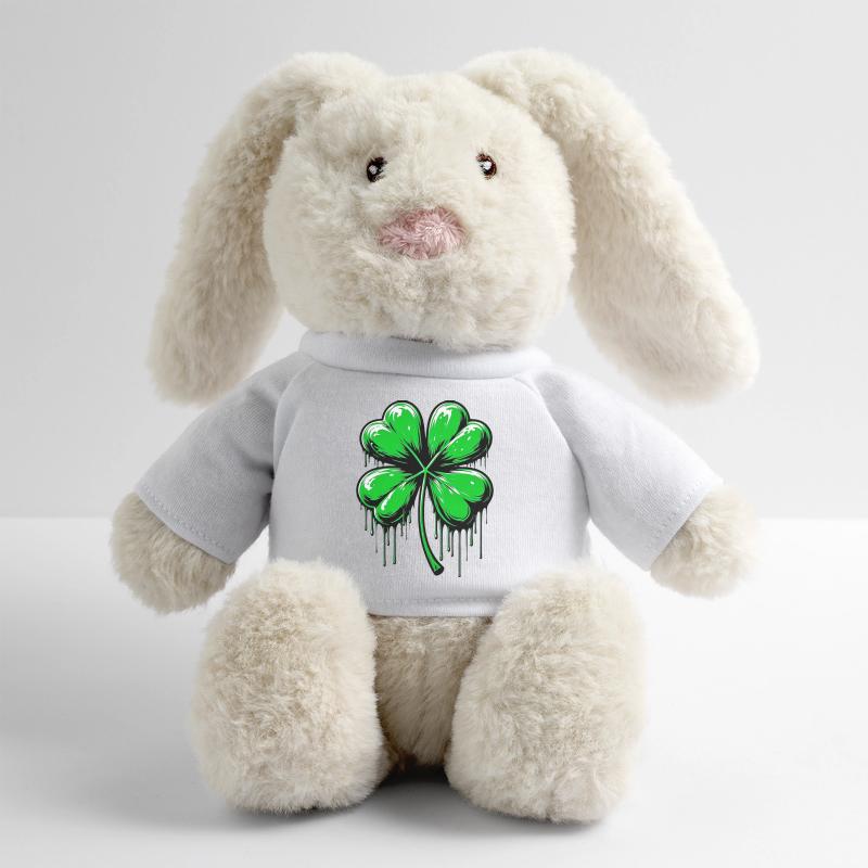 Four-leaf clover MiniFeet® RecycelHase® Bunny Cream