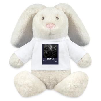 LevelUp Retro Gamer Tee - MiniFeet® RecycelHase® Bunny Cream - white - Front