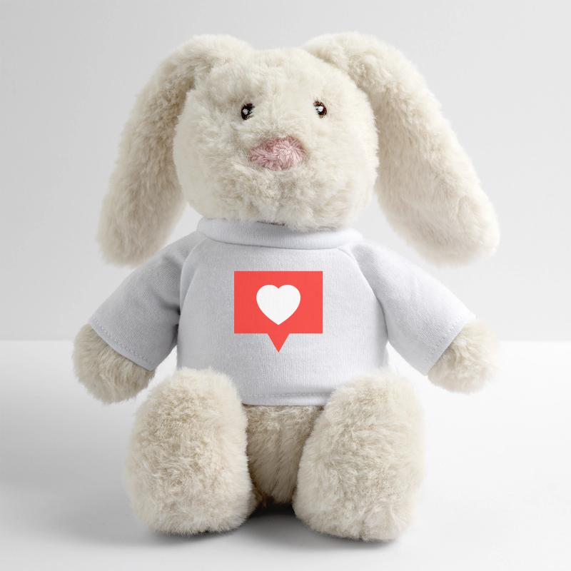 Like Button MiniFeet® RecycelHase® Creme