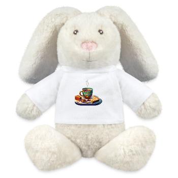 TEE-ZEIT - MiniFeet® RecycelHase® Creme - Weiß - Vorne