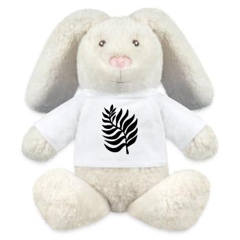 Plantes végétales - Lapin en peluche recyclé MiniFeet® Crème - blanc - Devant