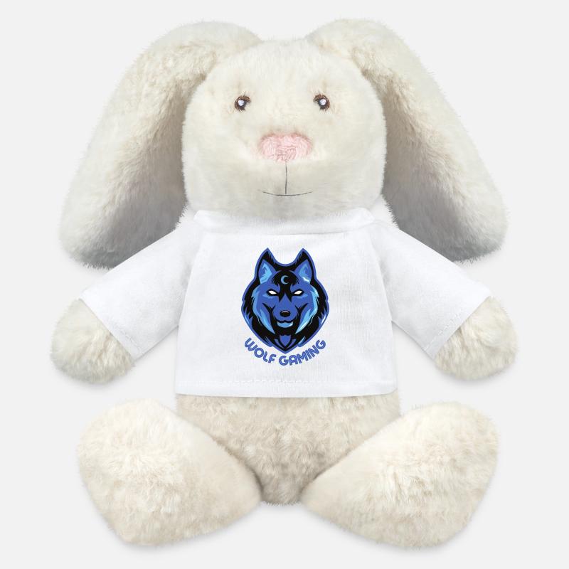 WOLF GAMING - MiniFeet® RecycelHase® Bunny Cream - white