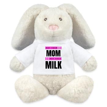 Not Your Mum Not Your Milk - MiniFeet® RecycelHase® Bunny Cream - white - Front