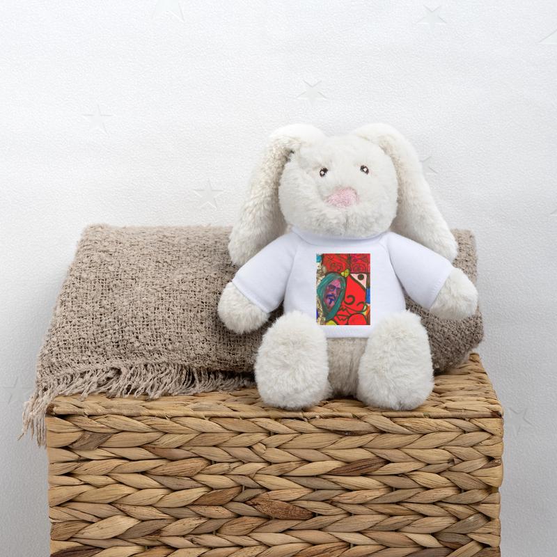 Kunstvolles Design MiniFeet® RecycelHase® Creme