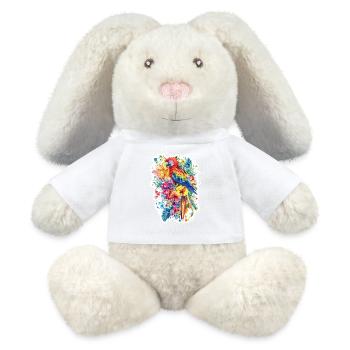 Hawaii Design - MiniFeet® RecycelHase® Bunny Cream - white - Front