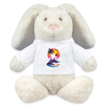 Holiday island - MiniFeet® RecycelHase® Bunny Cream - white - Front