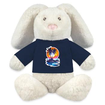 Insel Fan - MiniFeet® RecycelHase® Creme - French Navy - Vorne