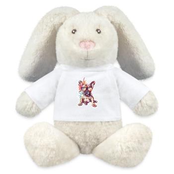 Meilleur ami - Lapin en peluche recyclé MiniFeet® Crème - blanc - Devant