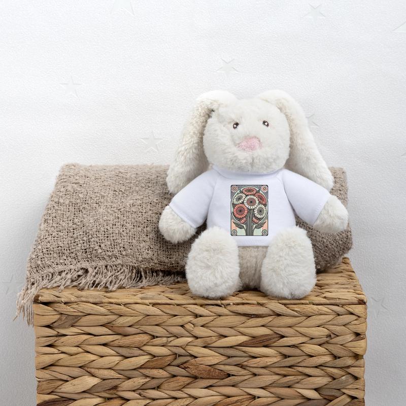 Gerbera Daisy MiniFeet® RecycelHase® Bunny Cream