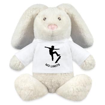 No Limits – Skateboard Dreams - MiniFeet® RecycelHase® Creme - Weiß - Vorne