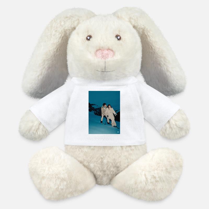 Snow Magic Duo - MiniFeet® RecycelHase® Bunny Cream - white