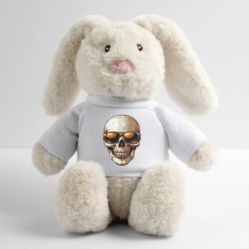Chic skull MiniFeet® RecycelHase® Bunny Cream