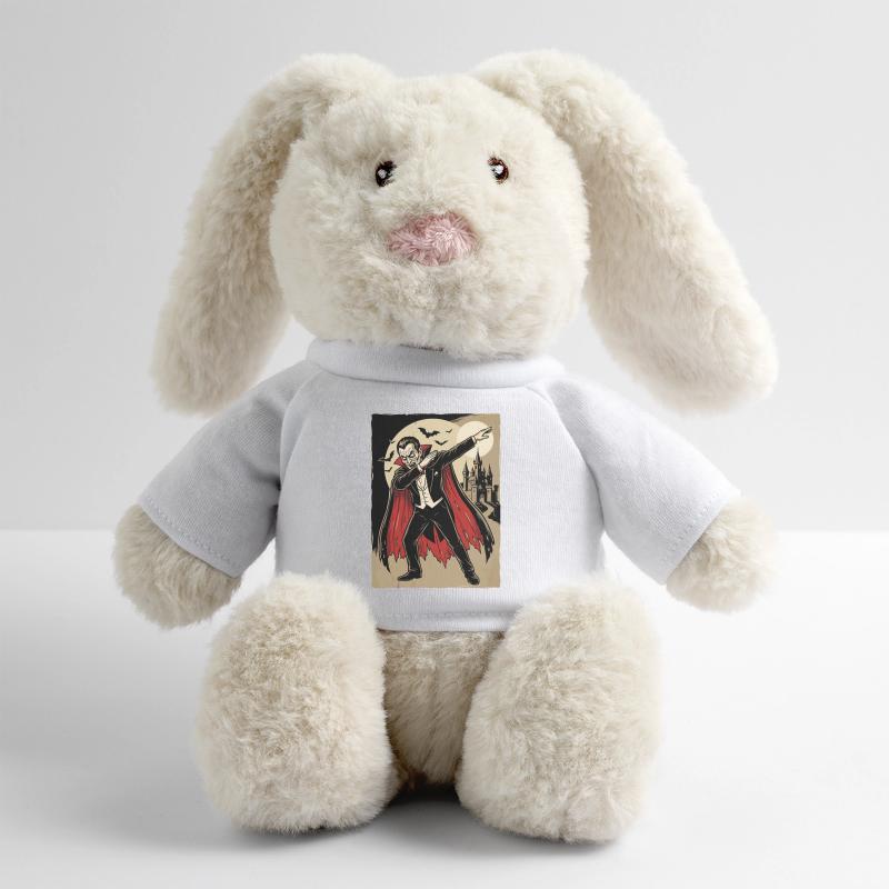 Dabbing Vampire – Funny Horror Cartoon MiniFeet® RecycelHase® Bunny Cream