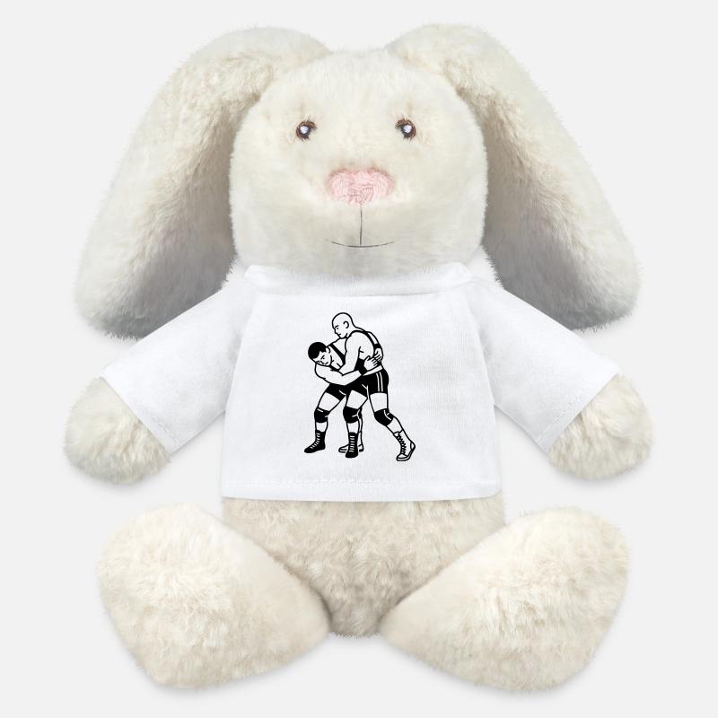 Wrestler - MiniFeet® RecycelHase® Creme - Weiß