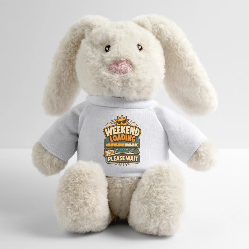 Weekend Loading Please Wait MiniFeet® RecycelHase® Bunny Cream