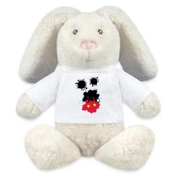 Mouse spots - MiniFeet® RecycelHase® Bunny Cream - white - Front