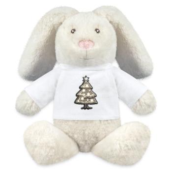 Tannenbaum Weihnachten - MiniFeet® RecycelHase® Creme - Weiß - Vorne