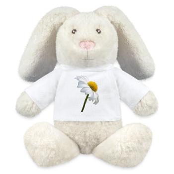 Marguerite Goose Flower - MiniFeet® RecycelHase® Bunny Cream - white - Front