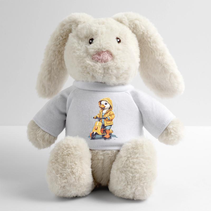 Cute duck with roller MiniFeet® RecycelHase® Bunny Cream