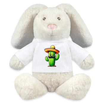 Cactus - MiniFeet® RecycelHase® Bunny Cream - white - Front