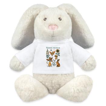 Nature mystérieuse - Natura Mystica - Lapin en peluche recyclé MiniFeet® Crème - blanc - Devant